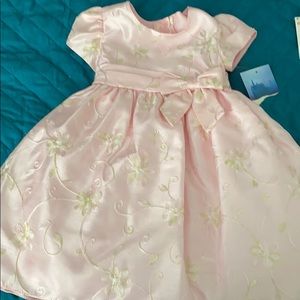 Pink lime flower dress